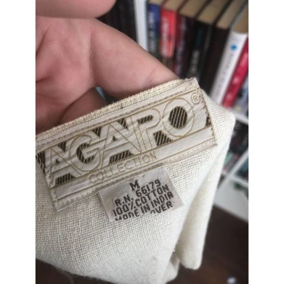 Vintage Boho Tan Embroidered Vest Top - Picture 2 of 6